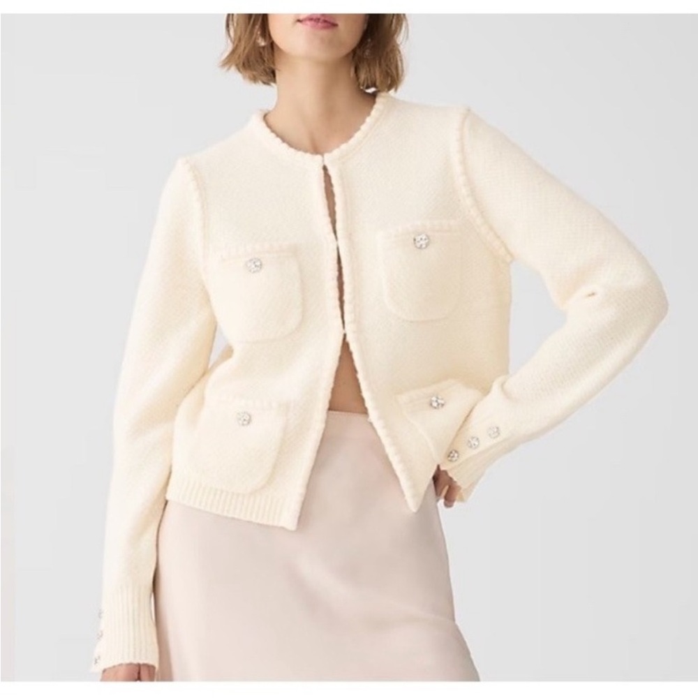 J. Crew Merino Sweater Lady Jacket